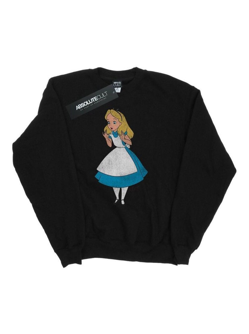 Disney - Sweat ALICE IN WONDERLAND ALICE Noir - Kiabi