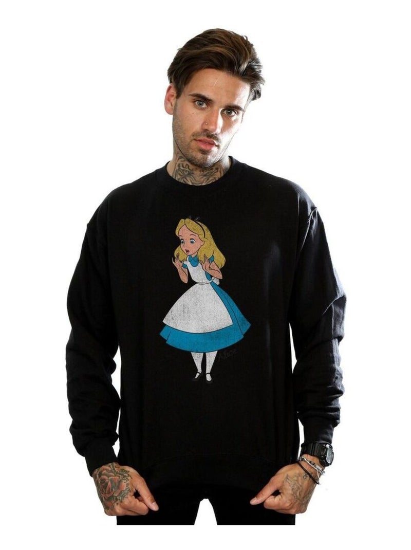 Disney - Sweat ALICE IN WONDERLAND ALICE Noir - Kiabi