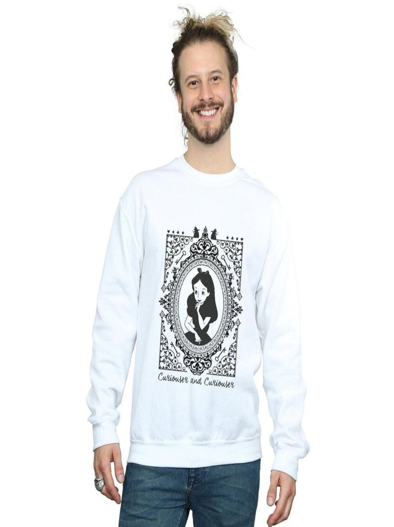 Disney - Sweat ALICE IN WONDERLAND Blanc - Kiabi