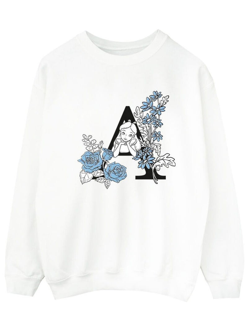 Disney - Sweat ALICE IN WONDERLAND Blanc - Kiabi