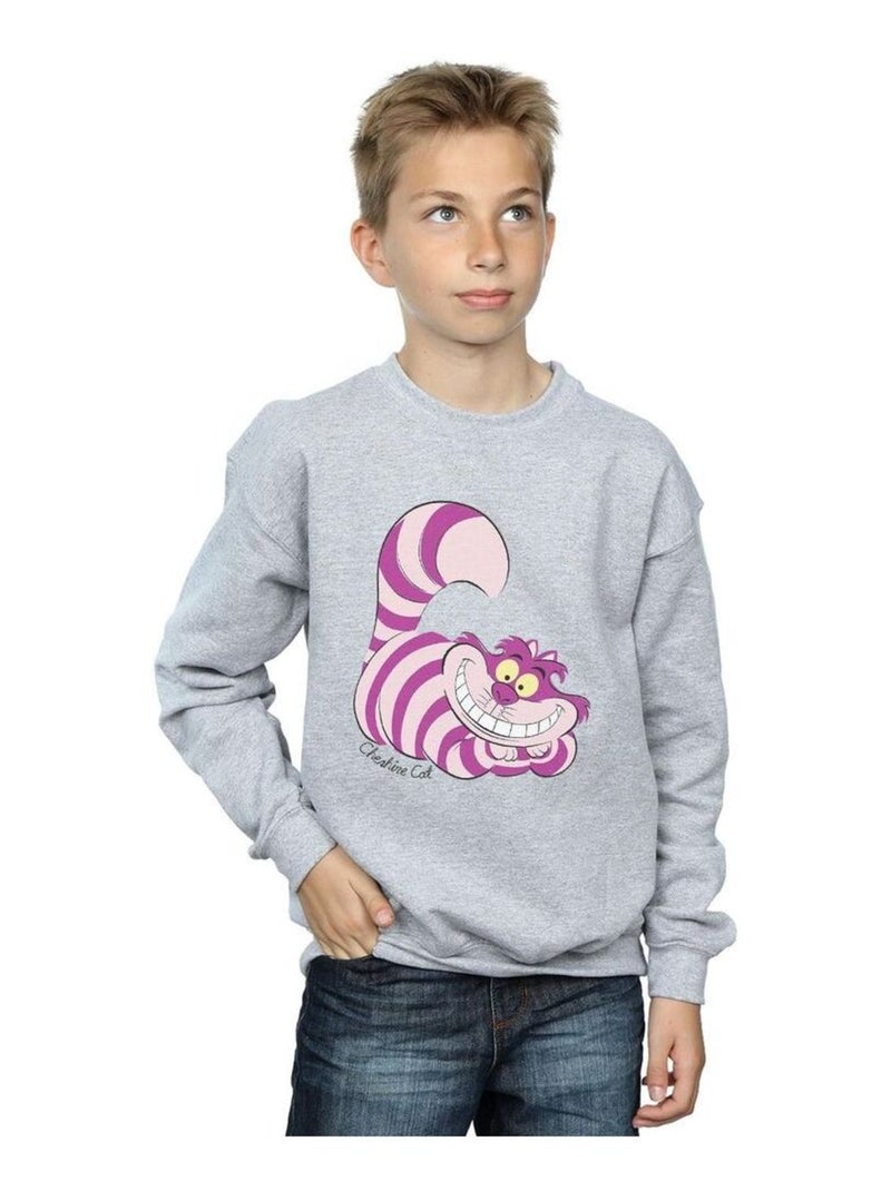 Disney - Sweat ALICE IN WONDERLAND Gris chiné - Kiabi