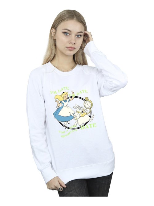 Disney - Sweat ALICE IN WONDERLAND I'M LATE - Kiabi