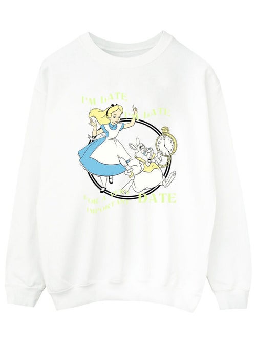Disney - Sweat ALICE IN WONDERLAND I'M LATE - Kiabi Disney - Sweat ALICE IN WONDERLAND I'M LATE - Kiabi