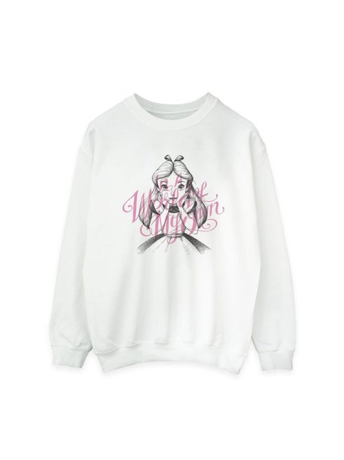 Disney - Sweat ALICE IN WONDERLAND IN A WORLD OF MY OWN - Kiabi Disney - Sweat ALICE IN WONDERLAND IN A WORLD OF MY OWN - Kiabi