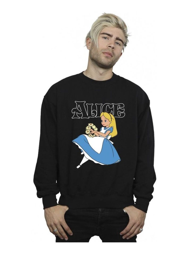 Disney - Sweat ALICE IN WONDERLAND Noir - Kiabi