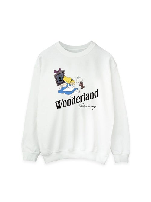Disney - Sweat ALICE IN WONDERLAND THIS WAY - Kiabi Disney - Sweat ALICE IN WONDERLAND THIS WAY - Kiabi