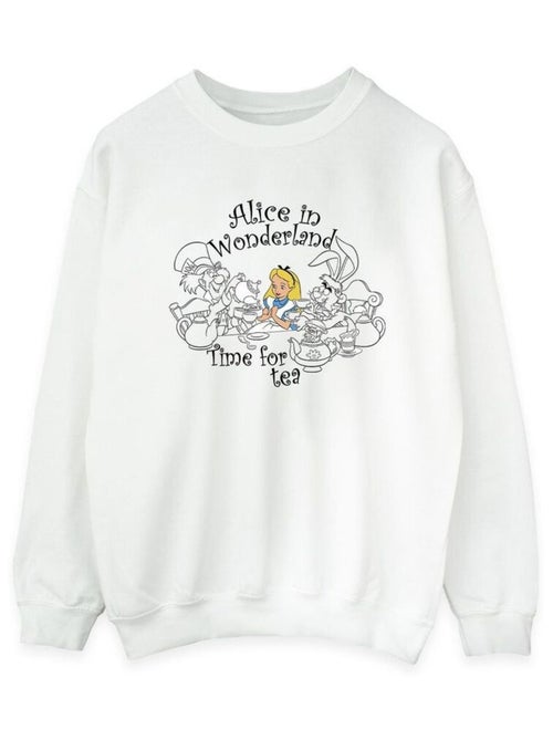Disney - Sweat ALICE IN WONDERLAND TIME FOR TEA - Kiabi