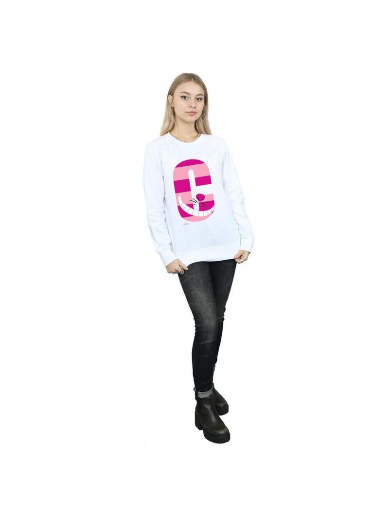 Disney - Sweat ALPHABET A IS FOR ARIEL ALICE Blanc - Kiabi