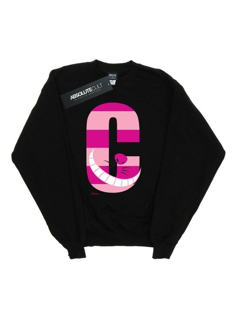 Disney - Sweat ALPHABET A IS FOR ARIEL ALICE Noir - Kiabi