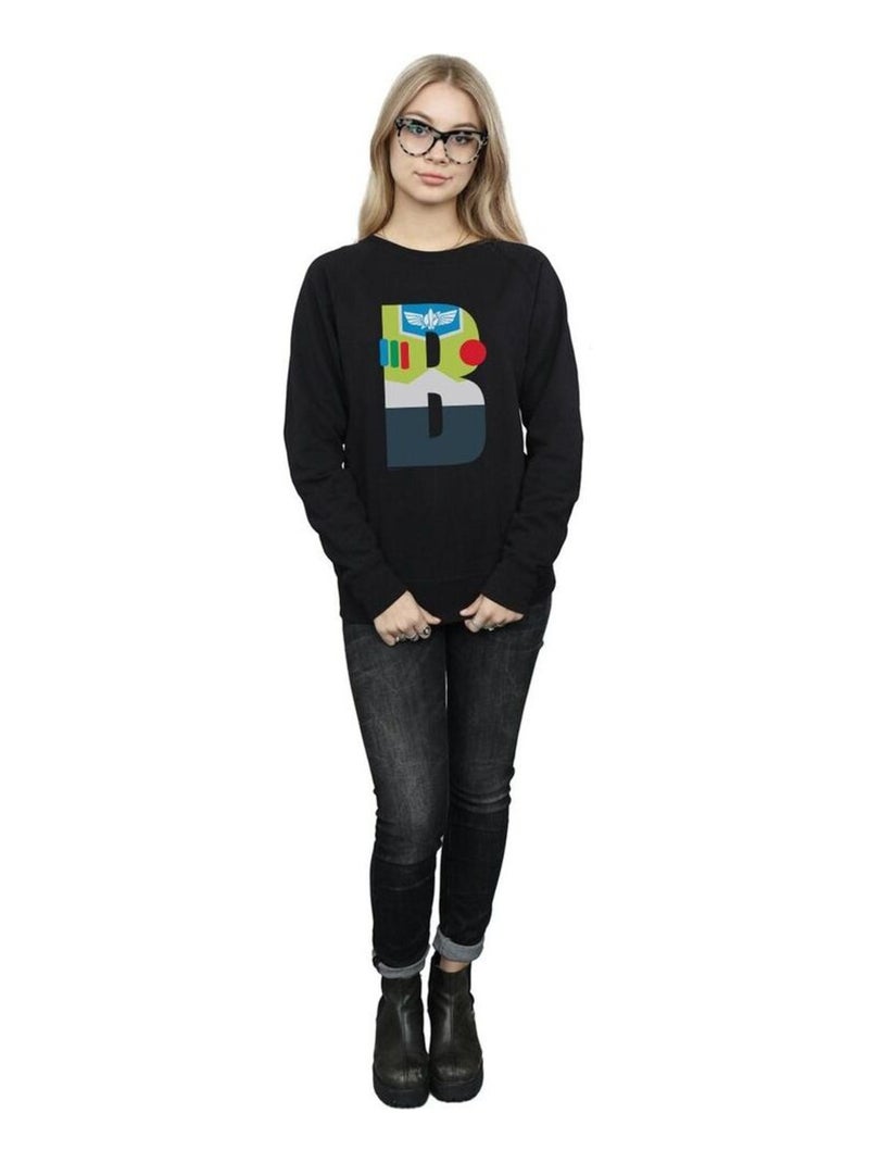Disney - Sweat ALPHABET B IS FOR LIGHTYEAR Noir - Kiabi