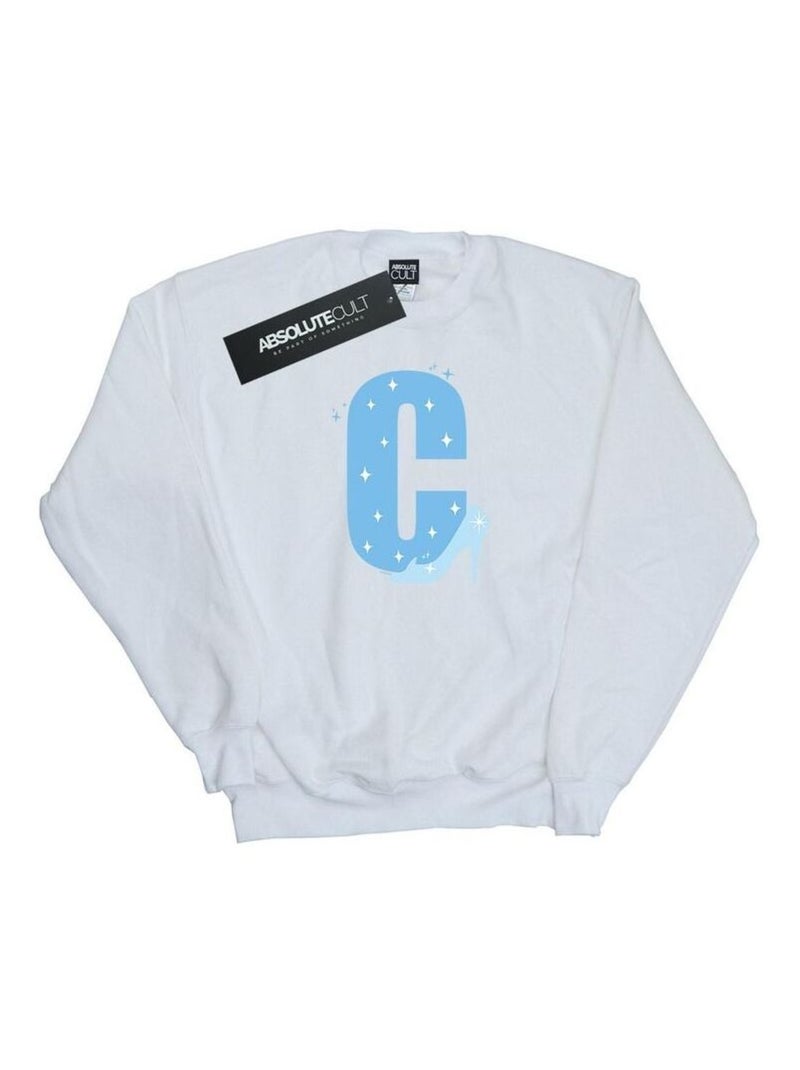 Disney - Sweat ALPHABET C IS FOR CINDERELLA Blanc - Kiabi