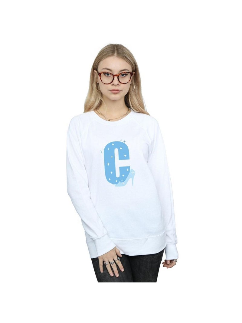 Disney - Sweat ALPHABET C IS FOR CINDERELLA Blanc - Kiabi