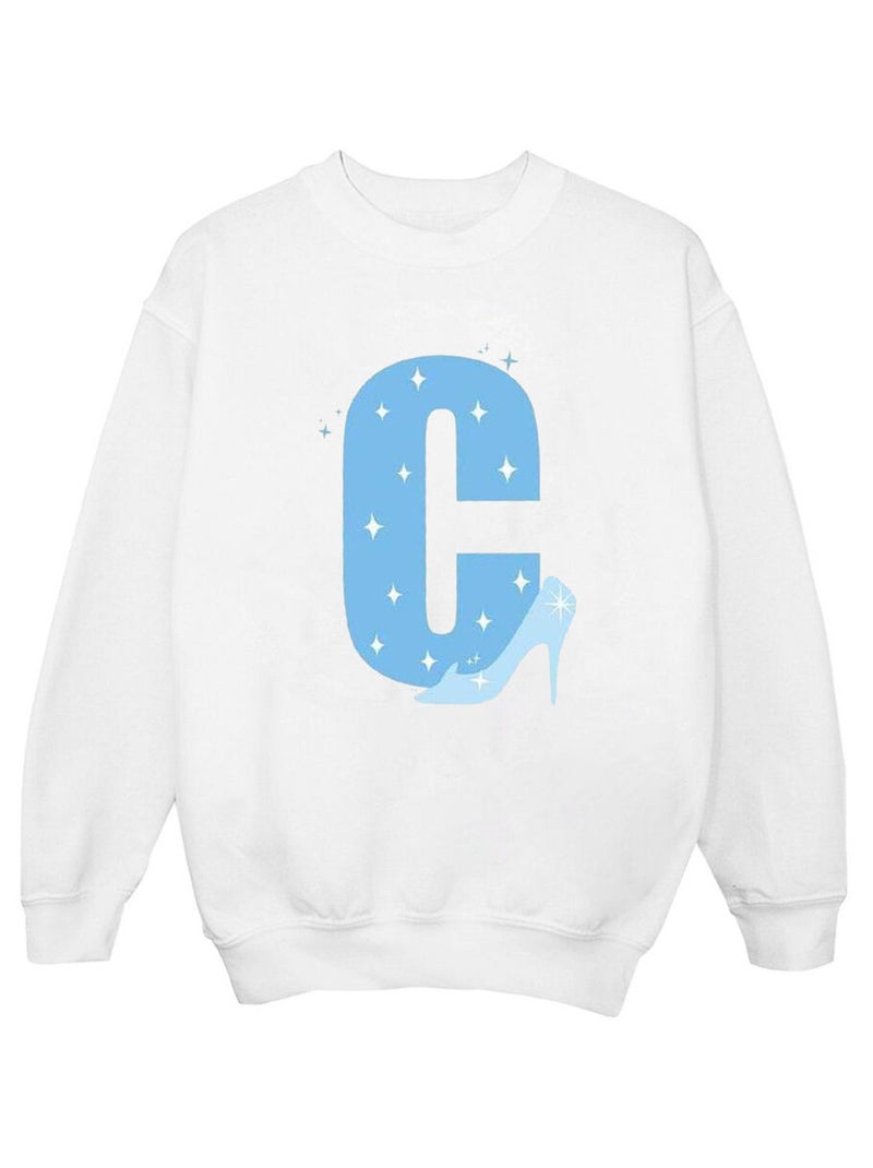 Disney - Sweat ALPHABET C IS FOR CINDERELLA Blanc - Kiabi