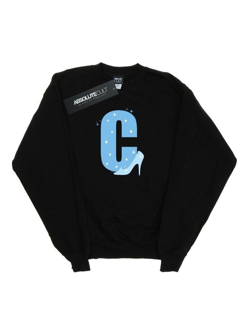 Disney - Sweat ALPHABET C IS FOR CINDERELLA Noir - Kiabi
