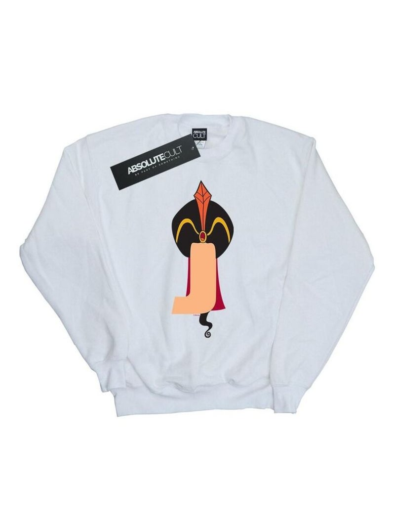 Disney - Sweat ALPHABET J IS FOR JAFAR Blanc - Kiabi