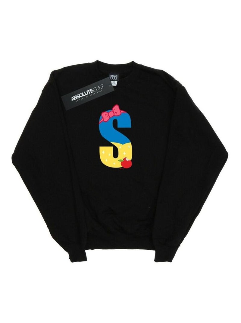 Disney - Sweat ALPHABET S IS FOR SNOW WHITE Noir - Kiabi