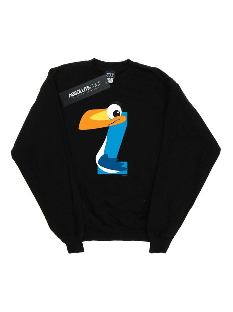 Disney - Sweat ALPHABET Z IS FOR ZAZU Noir - Kiabi