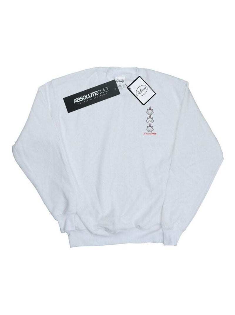 Disney - Sweat ARISTOCATS Blanc - Kiabi