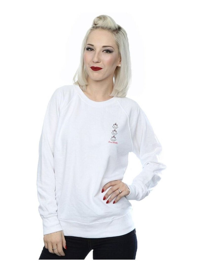 Disney - Sweat ARISTOCATS Blanc - Kiabi