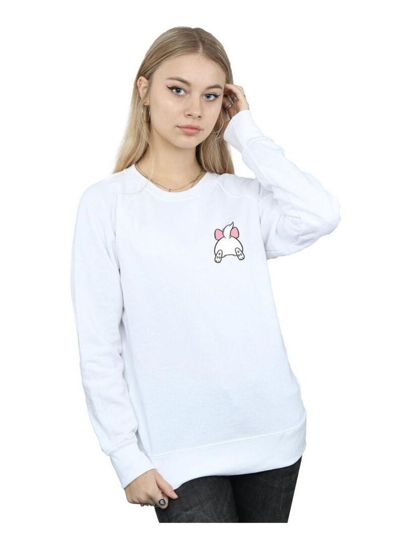 Disney - Sweat ARISTOCATS Blanc - Kiabi