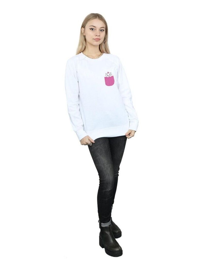 Disney - Sweat ARISTOCATS Blanc - Kiabi