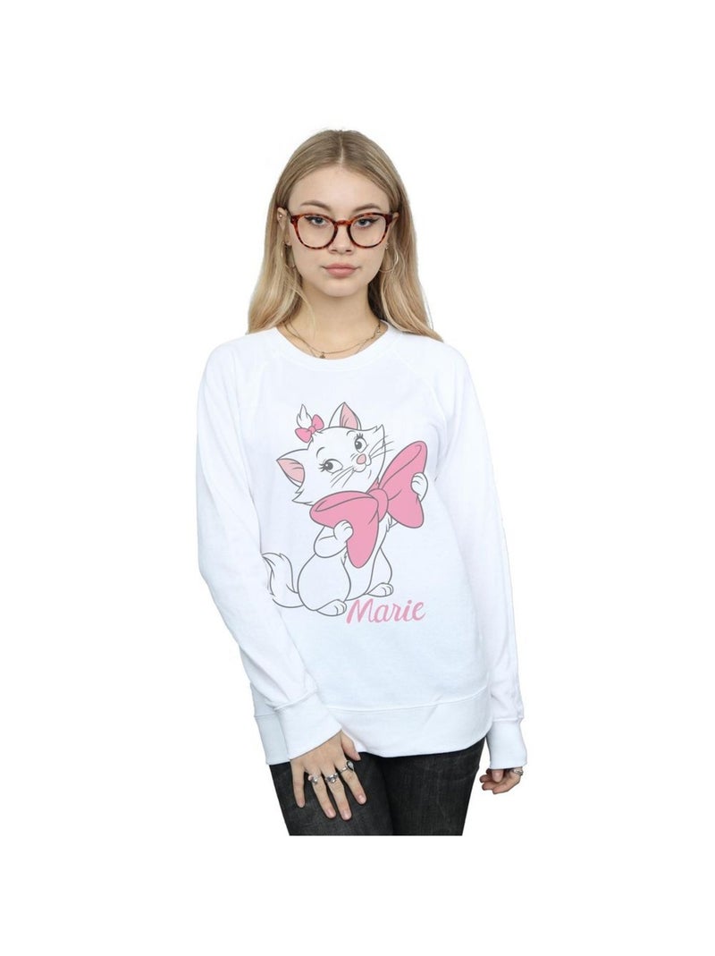 Disney - Sweat ARISTOCATS BOW Blanc - Kiabi
