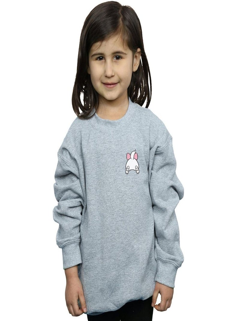 Disney - Sweat ARISTOCATS Gris chiné - Kiabi