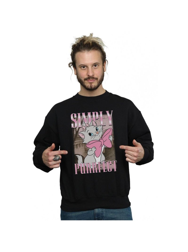 Disney - Sweat ARISTOCATS SIMPLY PURRFECT Noir - Kiabi