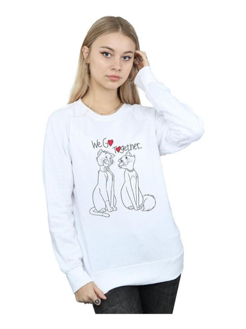Disney - Sweat ARISTOCATS WE GO TOGETHER - Kiabi Disney - Sweat ARISTOCATS WE GO TOGETHER - Kiabi