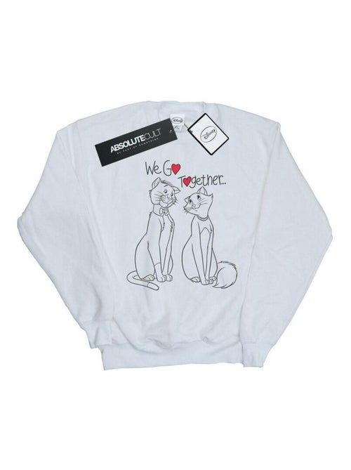 Disney - Sweat ARISTOCATS WE GO TOGETHER - Kiabi Disney - Sweat ARISTOCATS WE GO TOGETHER - Kiabi