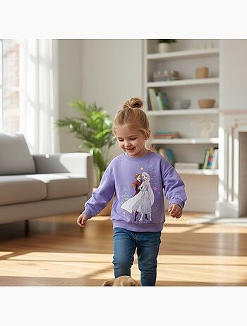 Disney - Sweat avec imprimé fille
