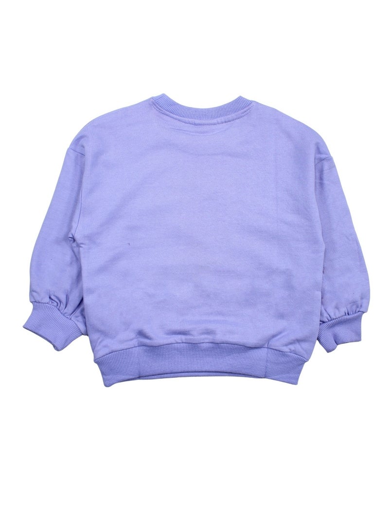 Disney - Sweat avec imprimé fille Mauve - Kiabi