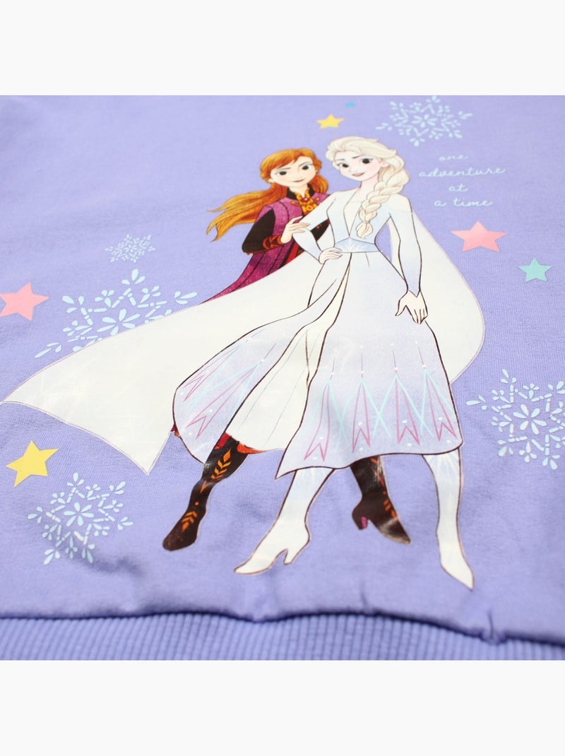 Disney - Sweat avec imprimé fille Mauve - Kiabi