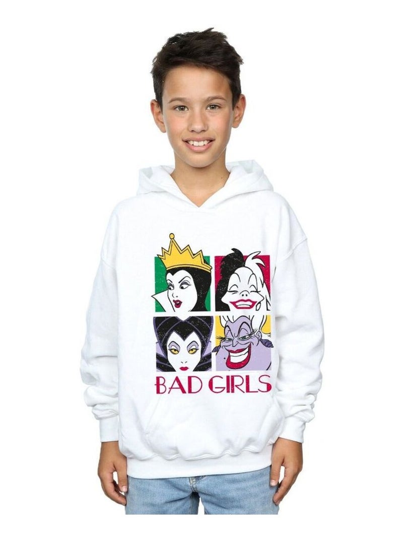 Disney - Sweat BAD GIRLS Blanc - Kiabi