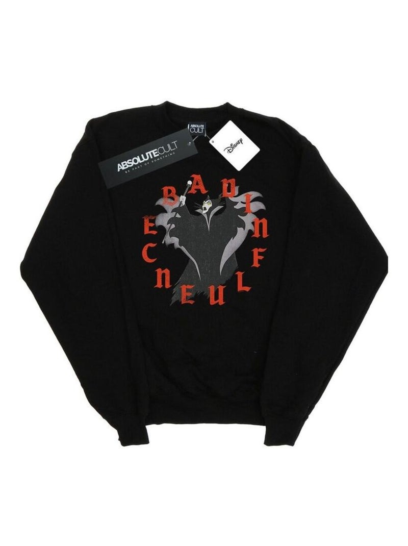 Disney - Sweat BAD INFLUENCE Noir - Kiabi