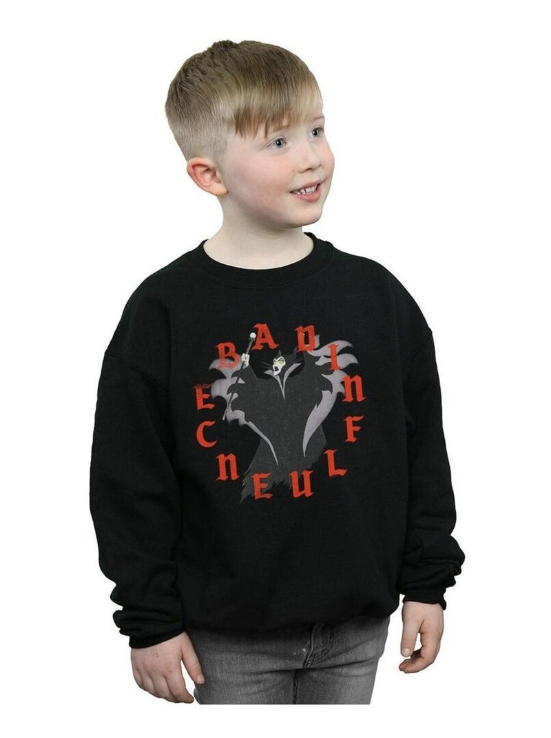 Disney - Sweat BAD INFLUENCE Noir - Kiabi