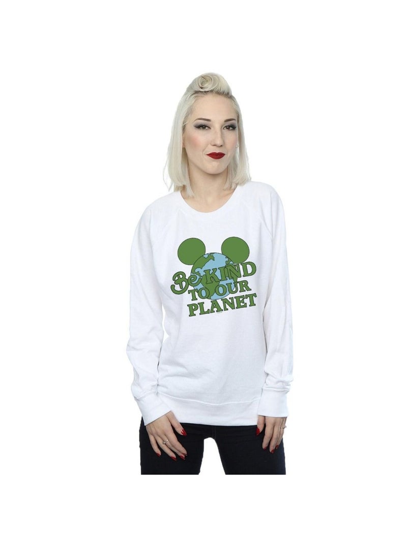 Disney - Sweat BE KIND Blanc - Kiabi