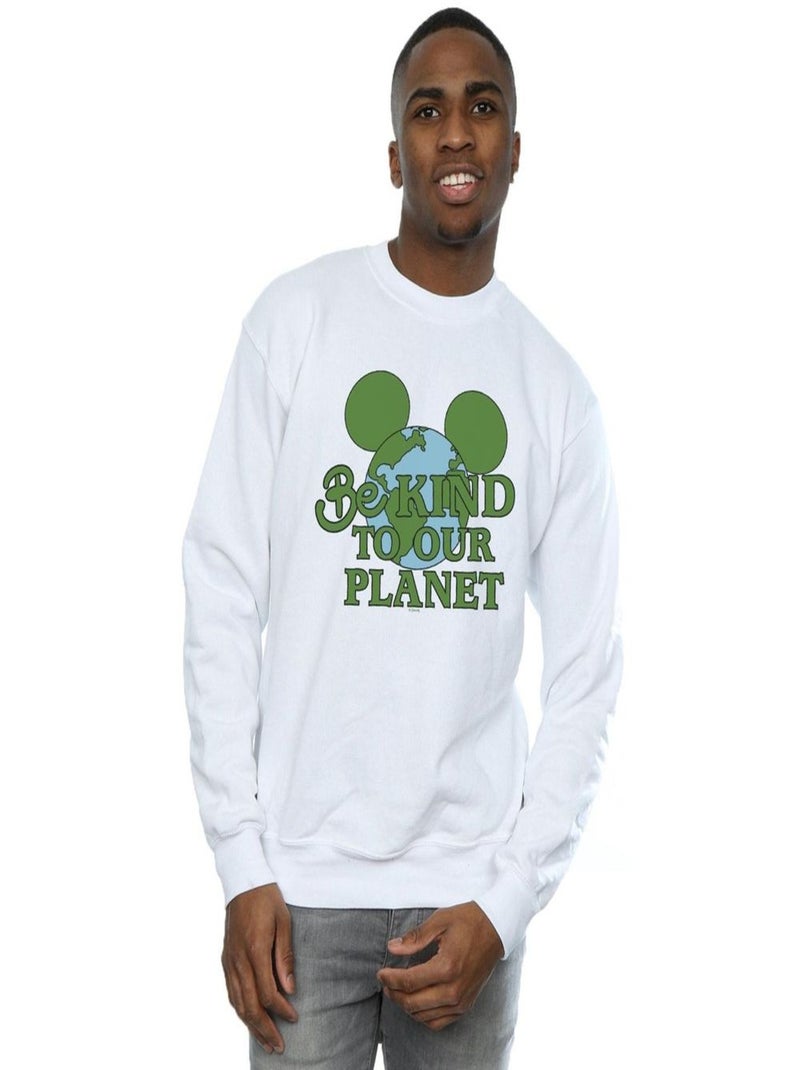 Disney - Sweat BE KIND Blanc - Kiabi