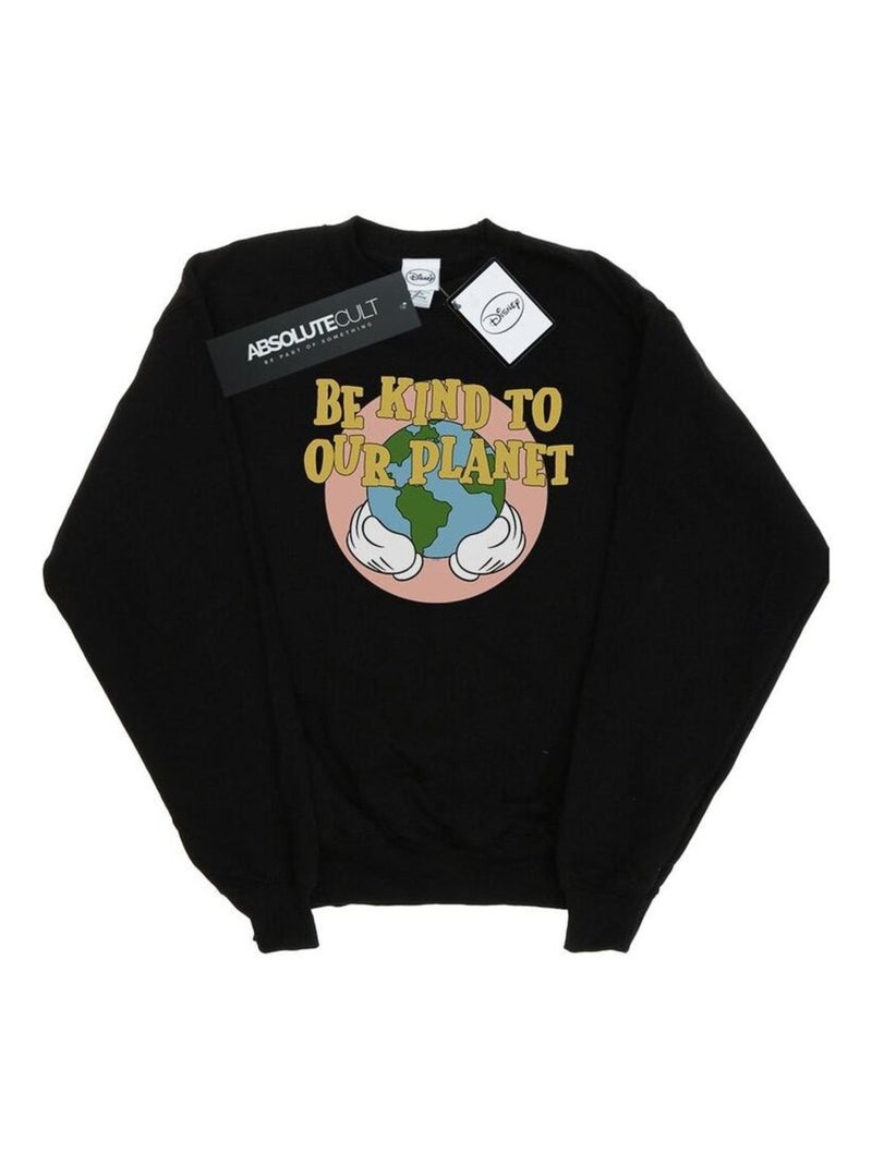 Disney - Sweat BE KIND TO OUR PLANET Noir - Kiabi