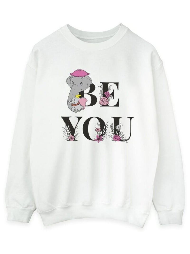 Disney - Sweat BE YOU Blanc - Kiabi