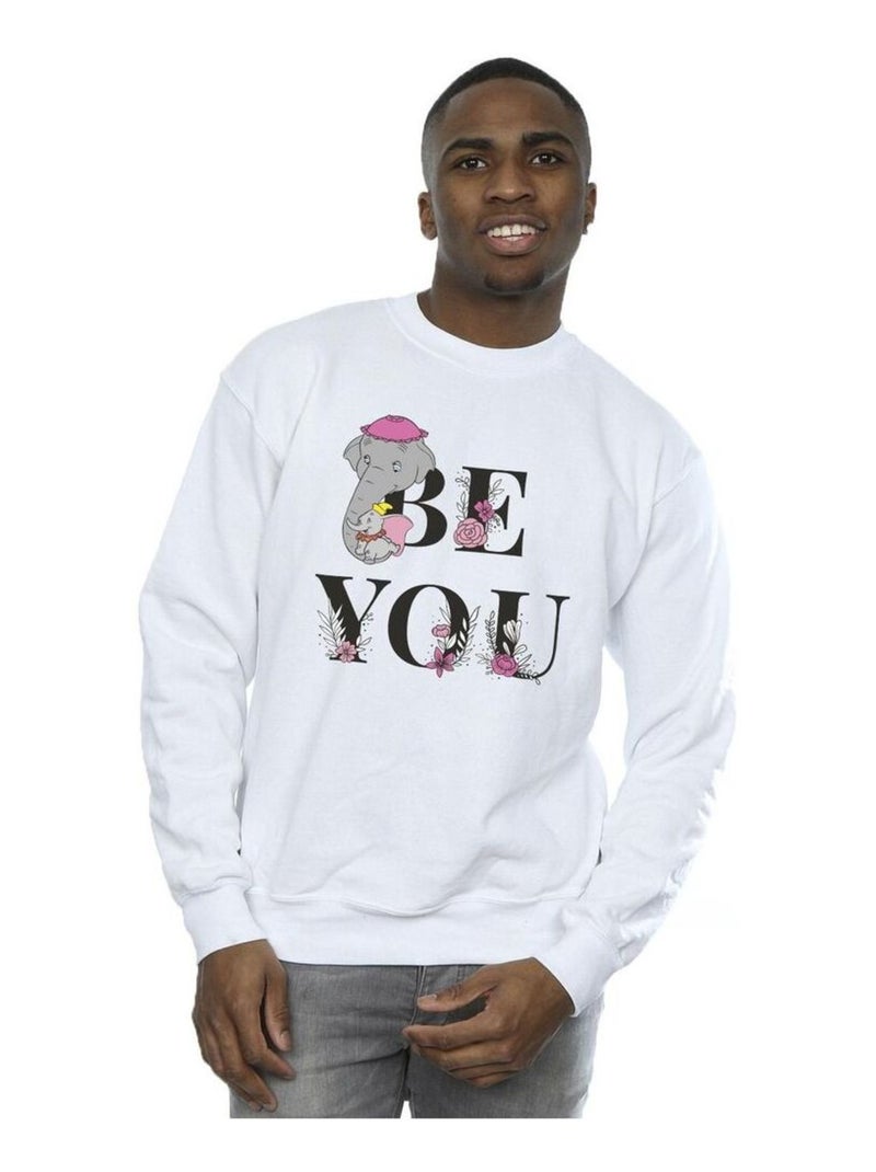 Disney - Sweat BE YOU Blanc - Kiabi