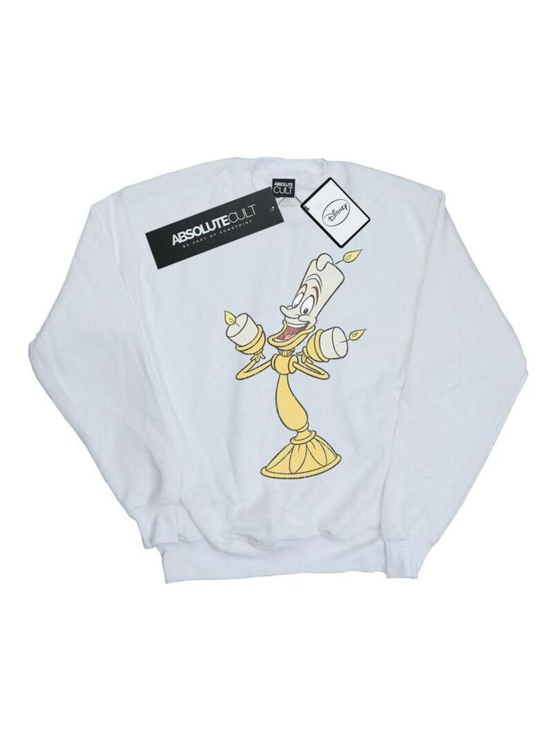 Disney - Sweat BEAUTY AND THE BEAST Blanc - Kiabi