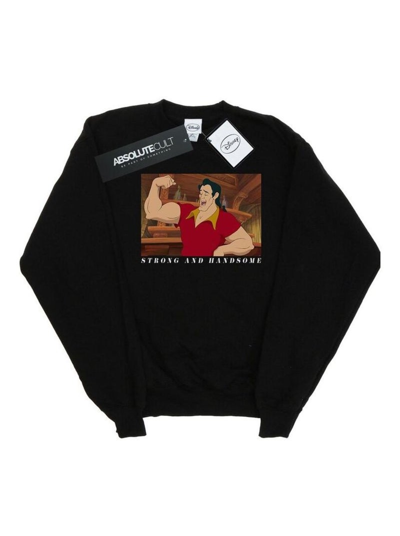 Disney - Sweat BEAUTY AND THE BEAST HANDSOME BRUTE Noir - Kiabi