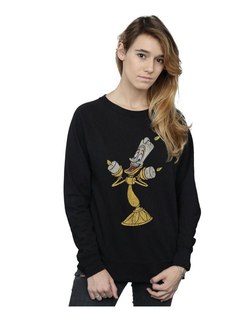 Disney - Sweat BEAUTY AND THE BEAST Noir - Kiabi