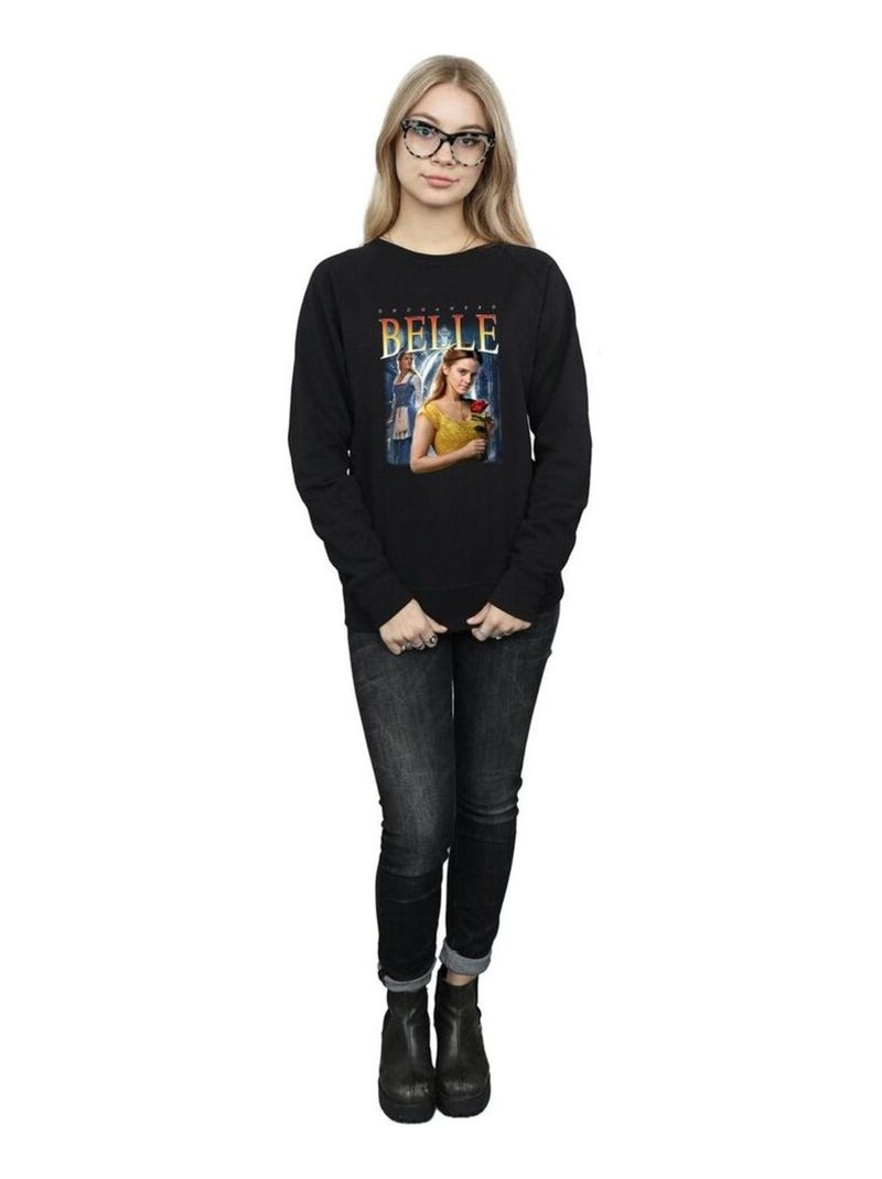 Disney - Sweat BEAUTY AND THE BEAST Noir - Kiabi