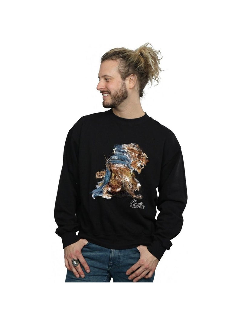 Disney - Sweat BEAUTY AND THE BEAST Noir - Kiabi