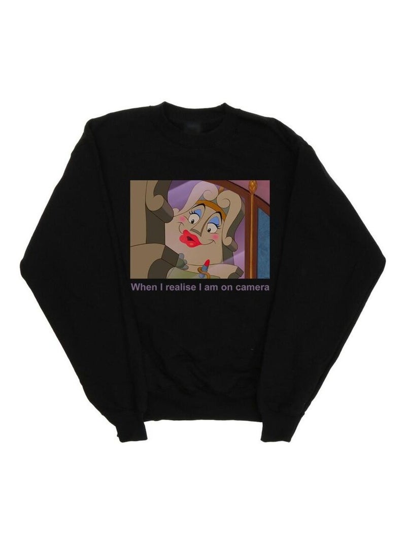Disney - Sweat BEAUTY AND THE BEAST Noir - Kiabi