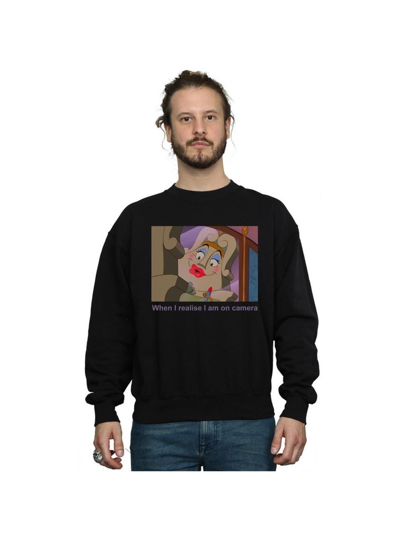 Disney - Sweat BEAUTY AND THE BEAST Noir - Kiabi