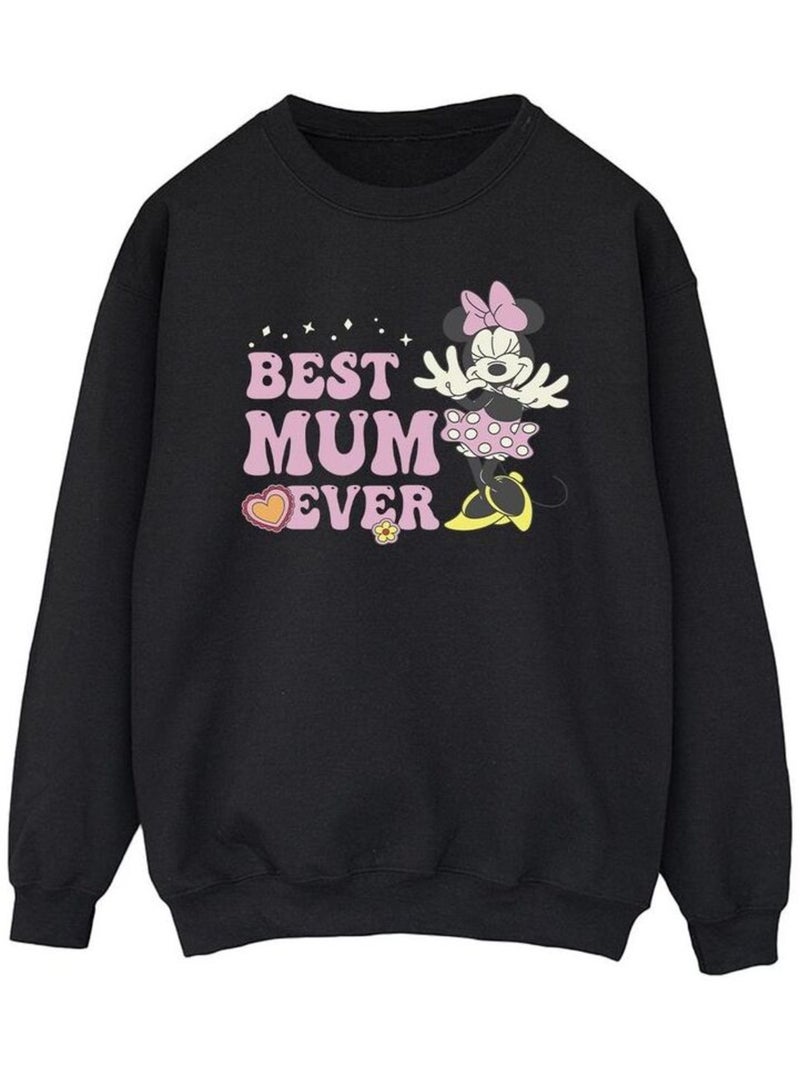 Disney - Sweat BEST MUM EVER Noir - Kiabi