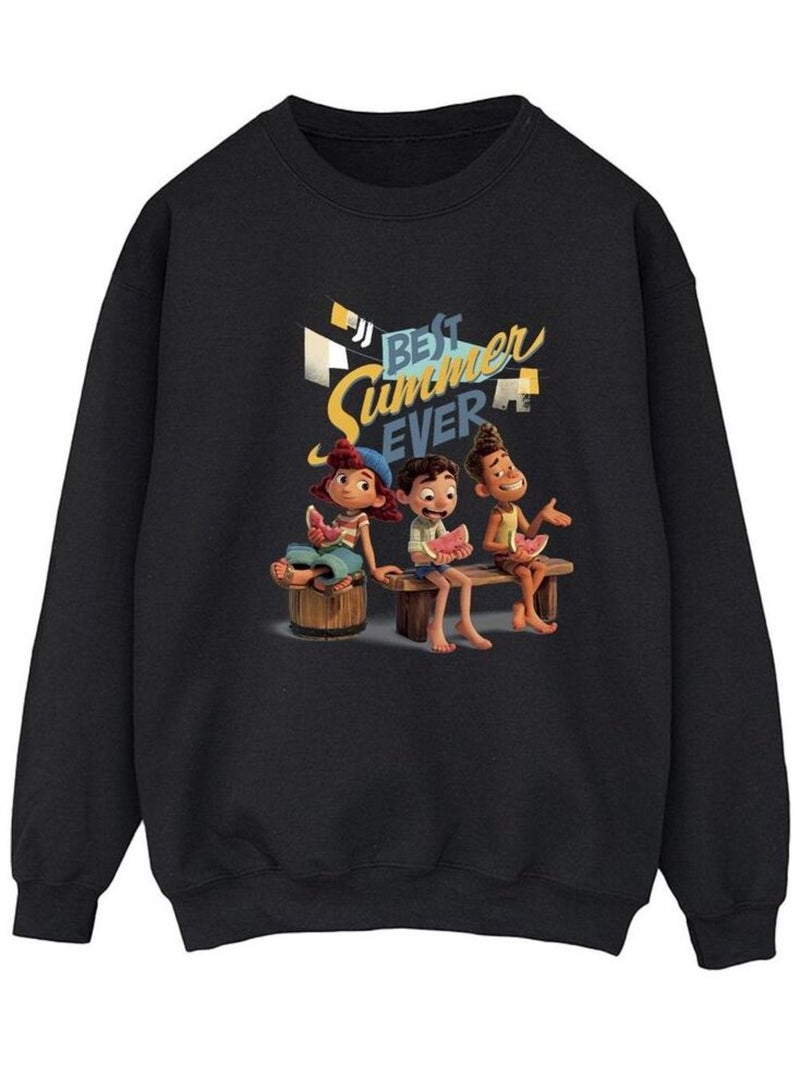 Disney - Sweat BEST SUMMER EVER Noir - Kiabi